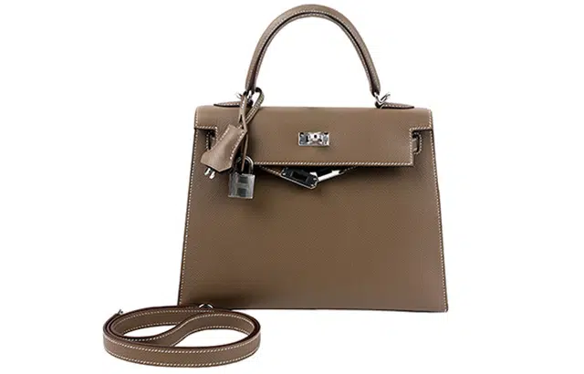 HERMES Kelly 25 Epsom 18 Etoupe