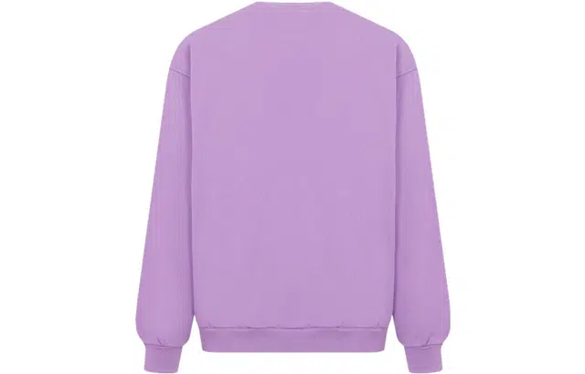 Acne Studios FW22 Logo Embroidered Crewneck Sweatshirt Purple