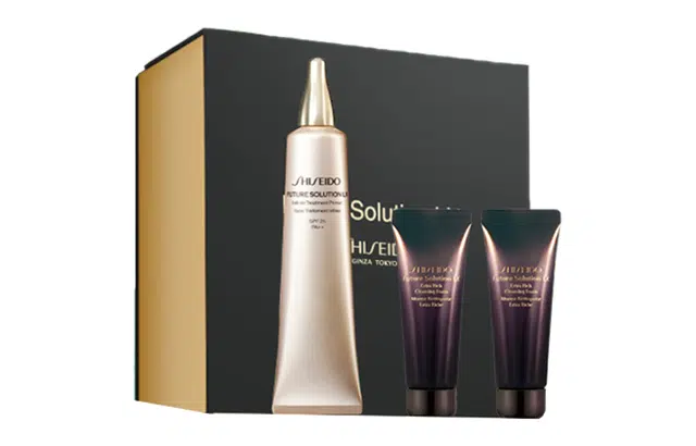 资生堂 时光琉璃凝时修颜妆前乳套装