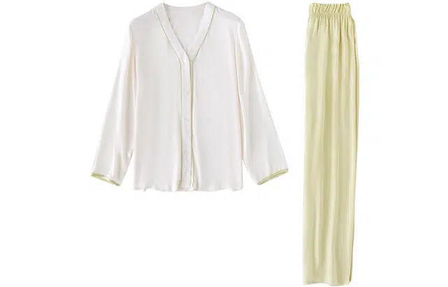 怡吾色  柔软亲肤睡衣家居服 简约薄款套装 女款