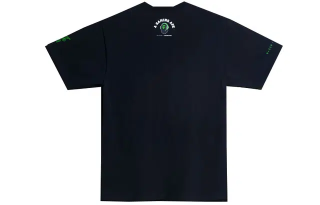 BAPE x Razer Neon Camo Ape Head Tee