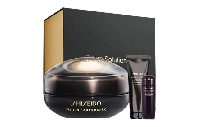 资生堂 时光琉璃御藏臻采抗皱眼唇霜三件套 滋润