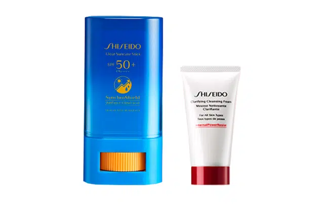 资生堂 新艳阳夏水动力防晒膏套装 不油腻