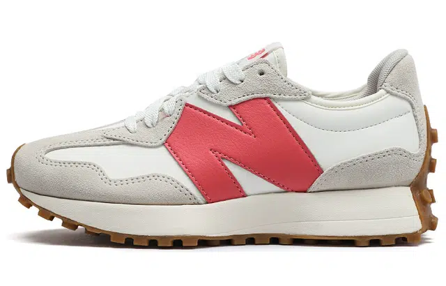 New Balance 327 White Grey Red