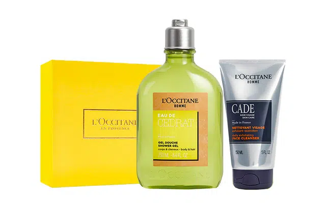 欧舒丹 男士活力洁面沐浴套装