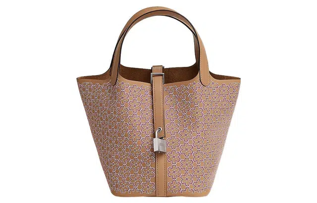 HERMES Picotin Lock 18 Lucky Daisy Swift