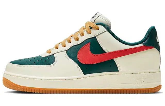 Nike Air Force 1 Low White Green Red