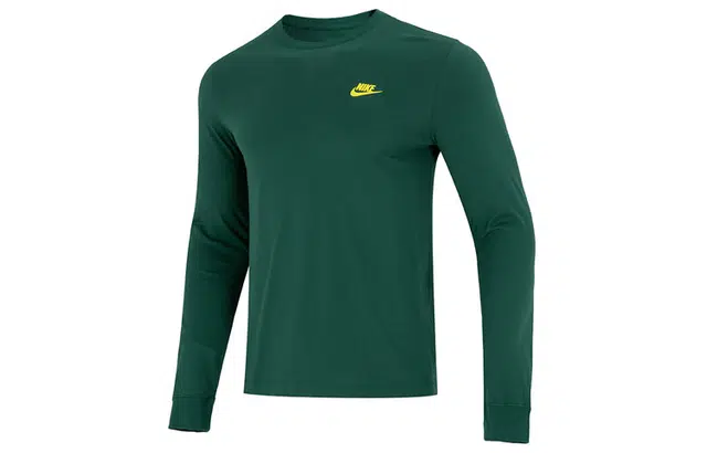 Nike Logo Long Sleeve T-Shirt Green
