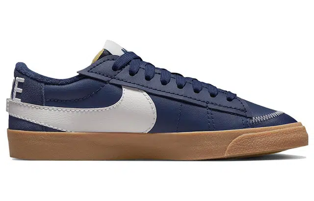 Nike Blazer Low Jumbo "Navy Gum"