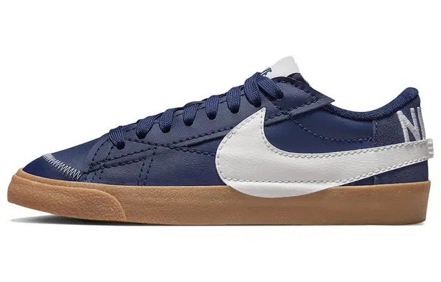 Nike Blazer Low Jumbo "Navy Gum"