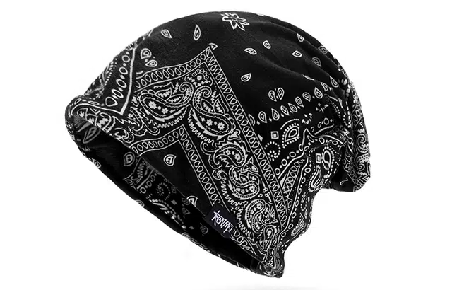 肯默 嘻哈满印腰花果堆堆帽 秋冬加绒款围脖 针织帽  一帽两用 绒线帽 男女同款情侣款 多色可选