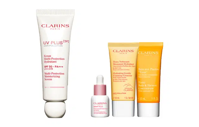 娇韵诗 玫瑰多功能防晒霜套装 清爽滋润