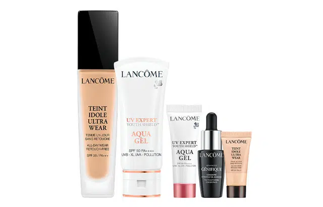 兰蔻 零粉感水感防护套组 滋润保湿