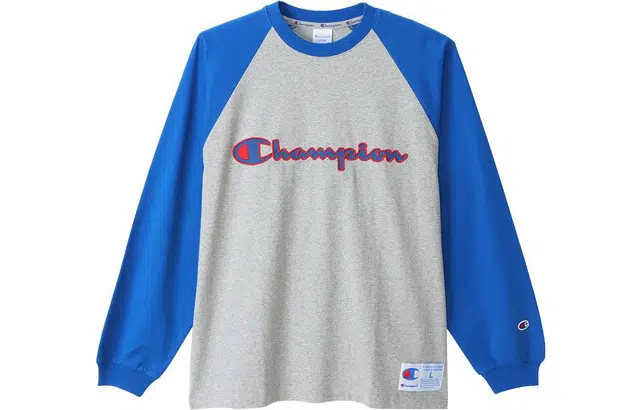 Champion FW22 Logo Crewneck Long Sleeve Tee