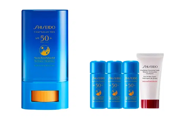 资生堂 新艳阳夏水动力清透五件套 清爽滋润