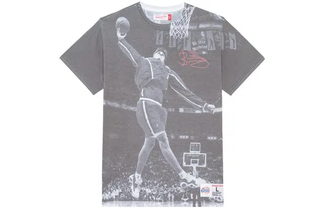Mitchell & Ness Clippers Graphic Tee Grey