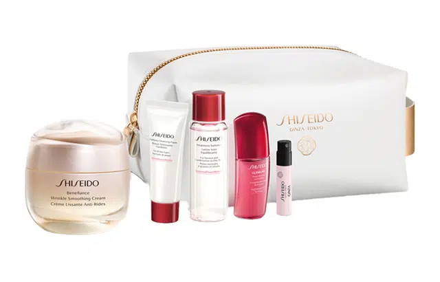 资生堂 盼丽风姿智感抚痕面霜五件套 滋润补水