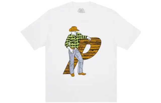 PALACE FW22 Saddle UP T-Shirt White T