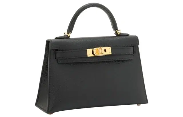 HERMES Mini Kelly Epsom Noir