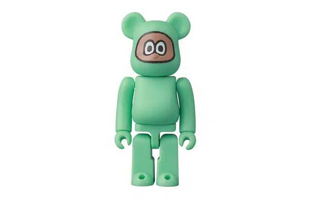 BE@RBRICK x atmos Star Electroplated White