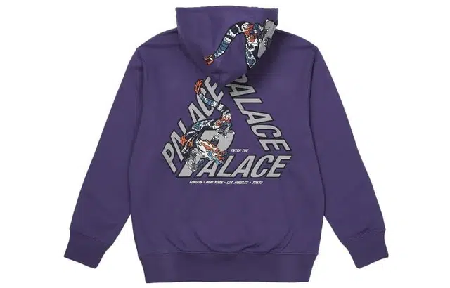 PALACE FW22 Dragon P-3 Hood Purple Logo