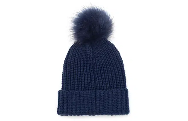 肯默 毛球针织小标贴保暖 腈纶 绒线帽 女款