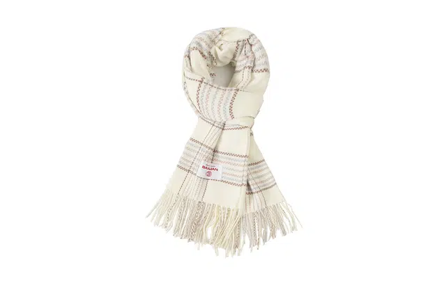 白卷 晚秋文艺气质梭织格子流苏 腈纶 绒线围巾 女款
