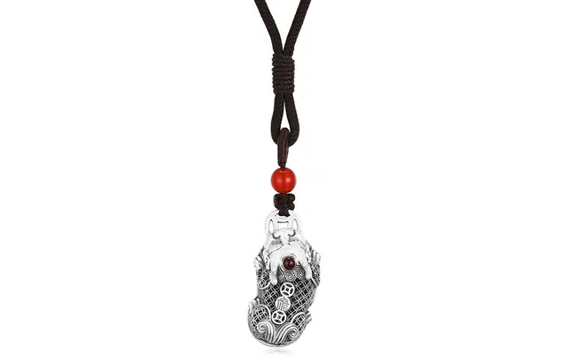 佐卡伊 足银项坠首饰纪念 气质复古 貔貅吊坠 男女同款情侣款