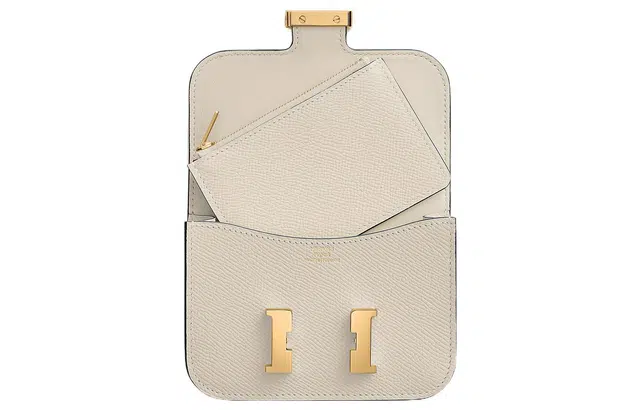HERMES Constance Slim Epsom 10 Craie