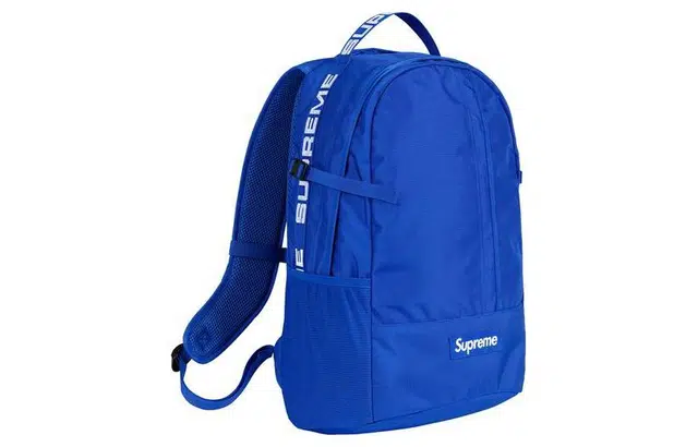 Supreme SS18 Backpack Blue
