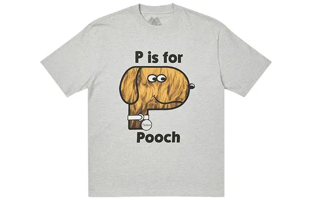PALACE FW22 Pets Are Key T-Shirt Grey Marl T