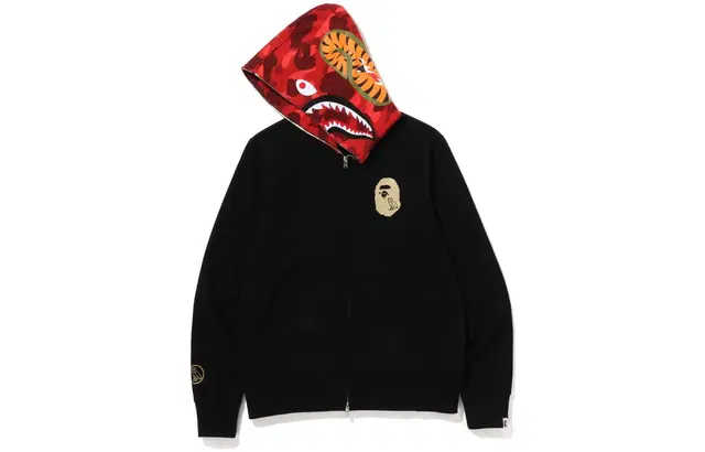 BAPE Bape X Ovo shark Full Zip Hoodie
