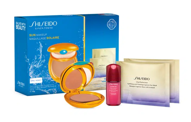 资生堂 晒黑紧凑型蜂蜜彩妆套装 提升气色