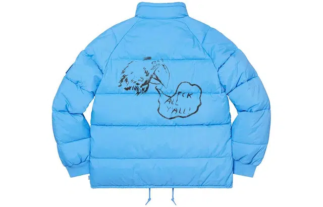 Supreme FW22 Week 5 x Polartec Raymond Pettibon Puffer Mechanics Jacket