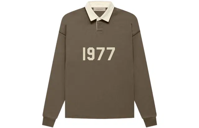 Fear of God Essentials FW22 1977 Henley Rugby Wood Polo