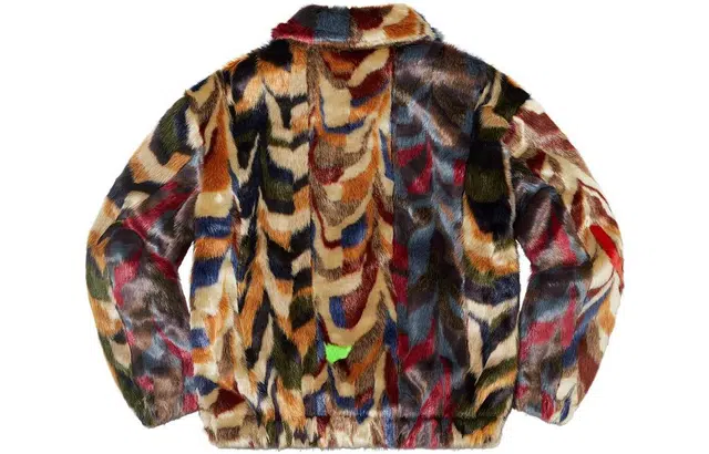 Supreme FW22 Week 6 Multicolor Faux Fur Bomber Jacket