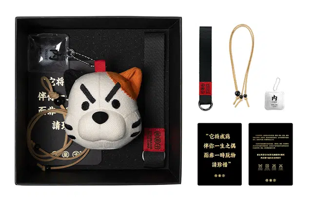 问童子 问童子玩偶 奋斗挂偶 猫首 玩偶 毛绒挂件