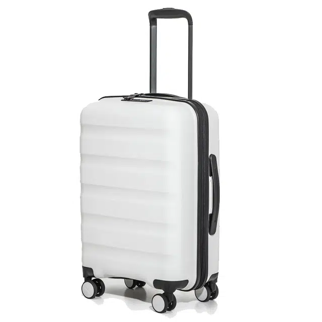 JOLLYING Mineral White Carry-On Suitcase