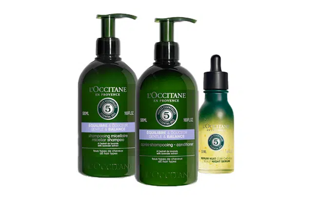 欧舒丹 五香草平衡洗发水套组