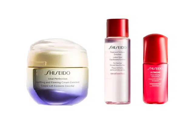 资生堂 保湿霜化妆水精华套组 滋润