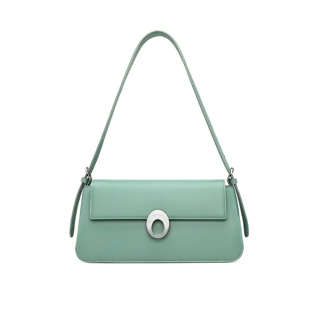 星期六 大容量百搭小众原创设计复古高级感可调节肩带 真皮 腋下包单肩包 女款