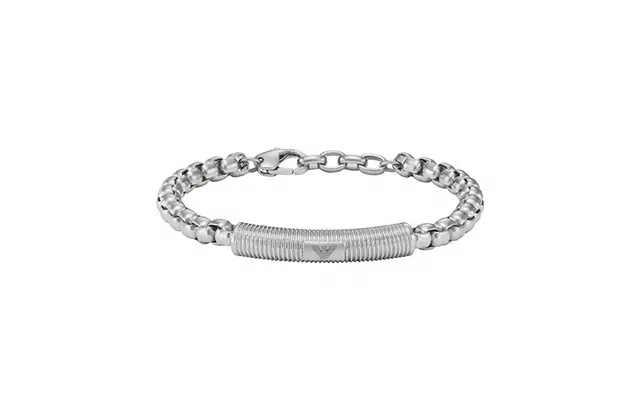 Armani Silver Cuban Chain Bracelet