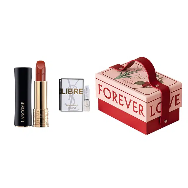 兰蔻 全新菁纯唇膏小蛮腰柔润口红 保湿