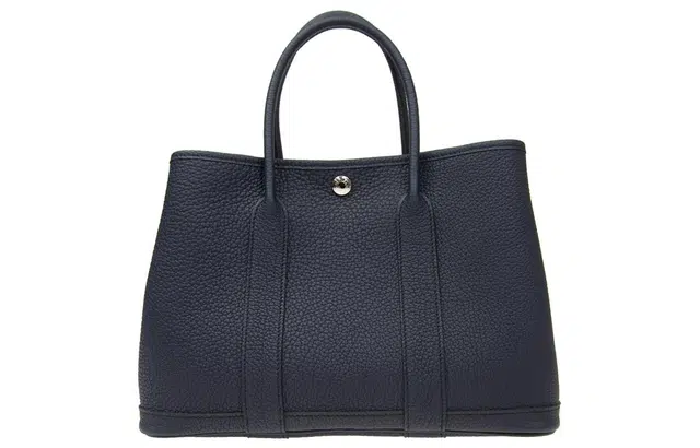 HERMES Garden Party 30 Negonda 76 Bleu Indigo
