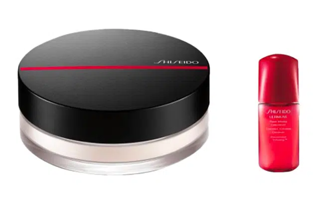 资生堂 随肌应变丝滑蜜粉亮采套装/雾感套装 定妆控油