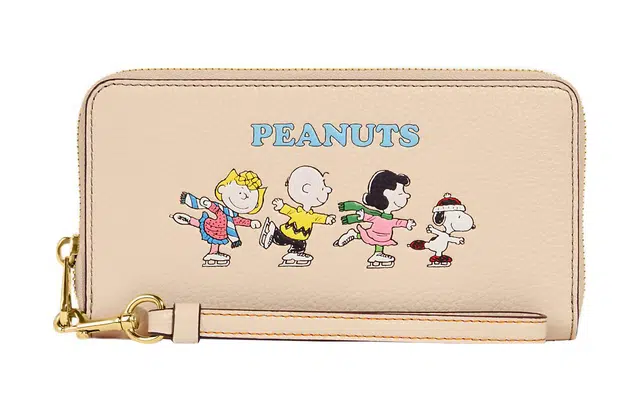 COACH x Peanuts Zip Around 19 Ivory