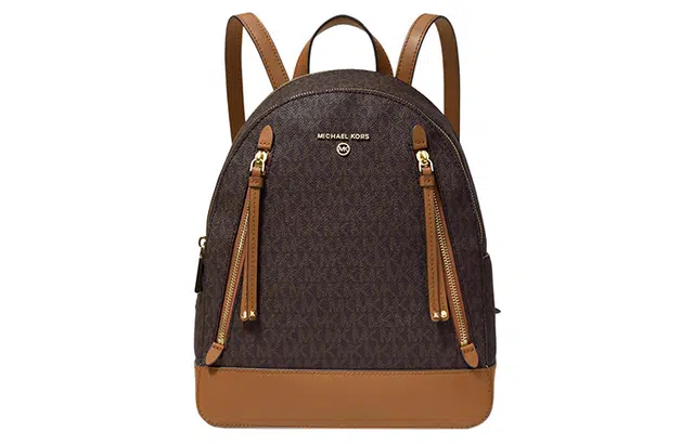 Michael Kors Brooklyn Backpack Ivory Brown