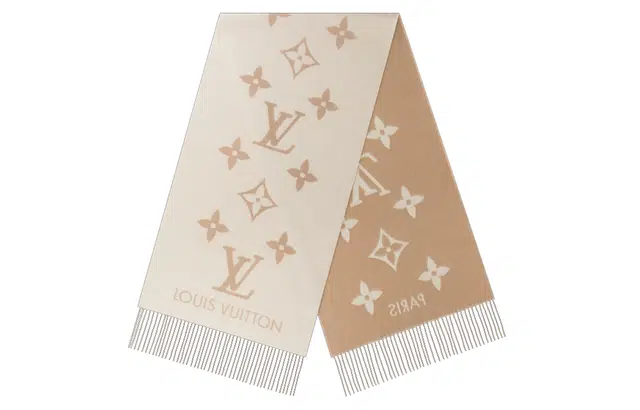 Louis Vuitton Letter Cashmere Scarf