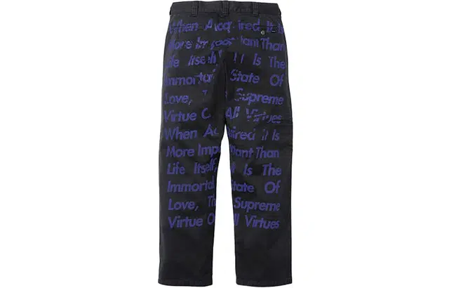 Supreme FW21 Week 11 x JUNYA WATANABE COMME des GARONS MAN Printed Work Pant Logo