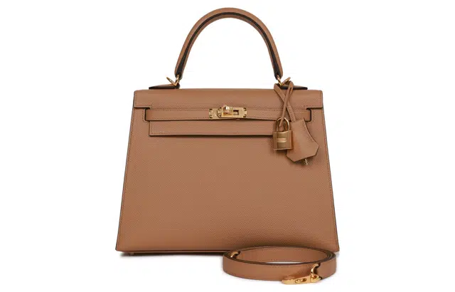 HERMES Kelly 25 Epsom 0M Chai
